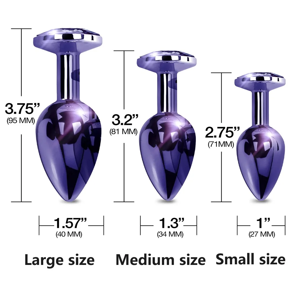 Metall klein mittel groß Butt Plug Set Fuchs Schwanz Anal Plug Schmuck Stahl Anal Sexspielzeug Trainer für Frau Paar Cosplay