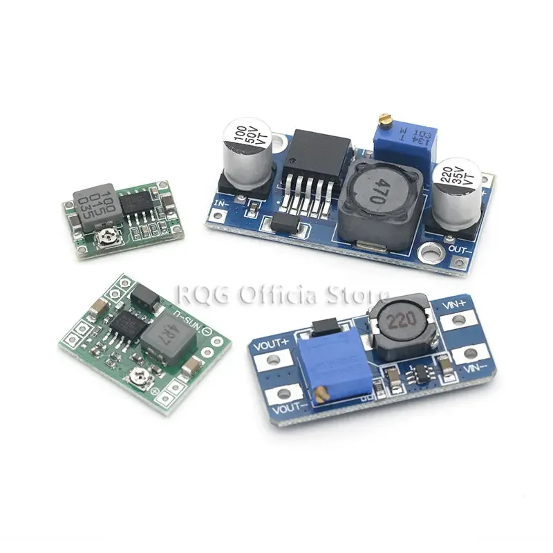 DC-DC Voltage stabilized power supply module Adjustable boost& buck voltage regulator module LM2596S-ADJ MT3608 MP1584EN