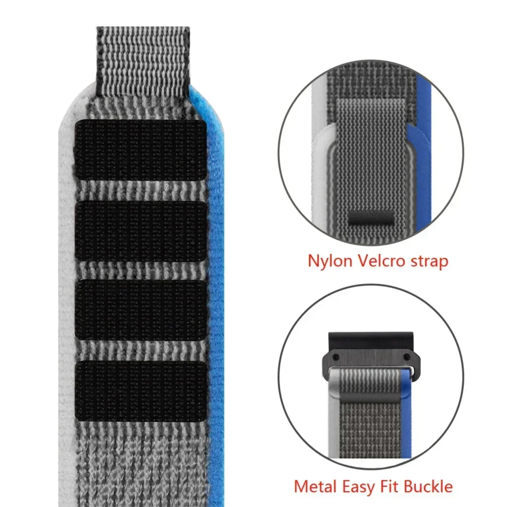 Elastic Woven Nylon Loop Strap For Garmin 22 26mm Fenix 7 7X 6X 6 Pro 5 5s 5X Plus 3HR 945 Epix Gen 2 Enduro Quickfit Band image 5
