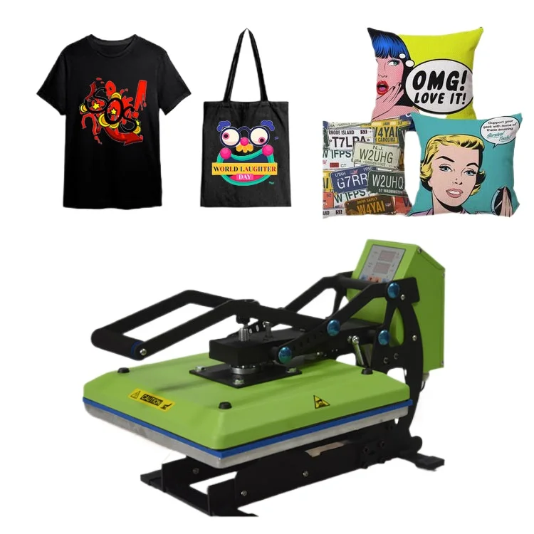 2024 Top Sale Heat Press Machine Stable Quality 38x38 Heat Transfer Printing For T-shirt Bags