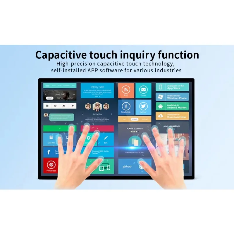 تصميم جديد 15.6 بوصة Android POS Terminal Integrated POS System Merchant Services Terminal Touch Screen Monitor Android Tablet