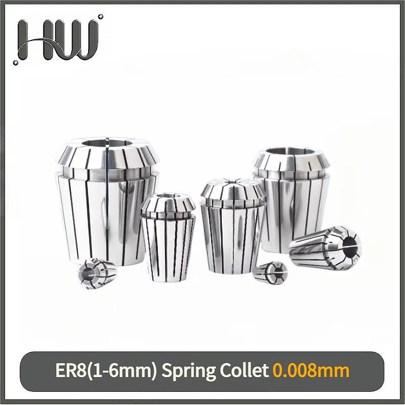 ER8 Collet Chuck Er8 Colle  ER8  Collet Set 1mm 1.5mm 2mm 2.5mm 3.5mm 3mm 4mm 5mm 3.175mm 6mm AA UP Collet Chuck ER Spring Chuck