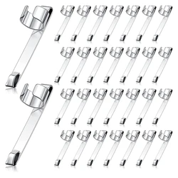 Metal Pencil Clips Slide On Pencil Pocket Clips Snap In, Pencil Holder Clip Metal Hangable Portable Pencil Clips, 60 Pcs