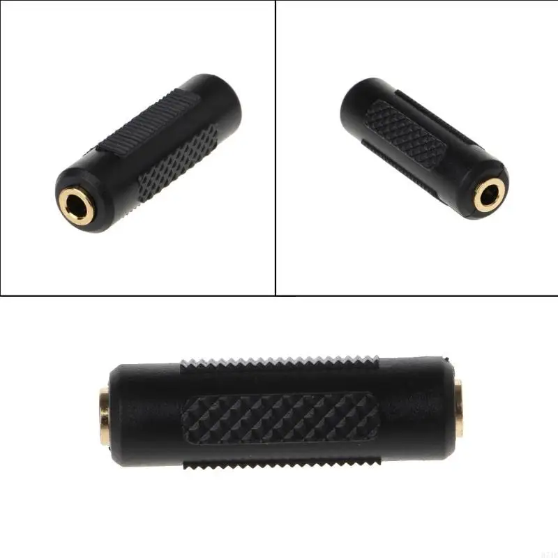 H7JFステレオ3.5mm女性から女性ジャック1/8 "auxオーディオエクステンダーコンバーターアダプター