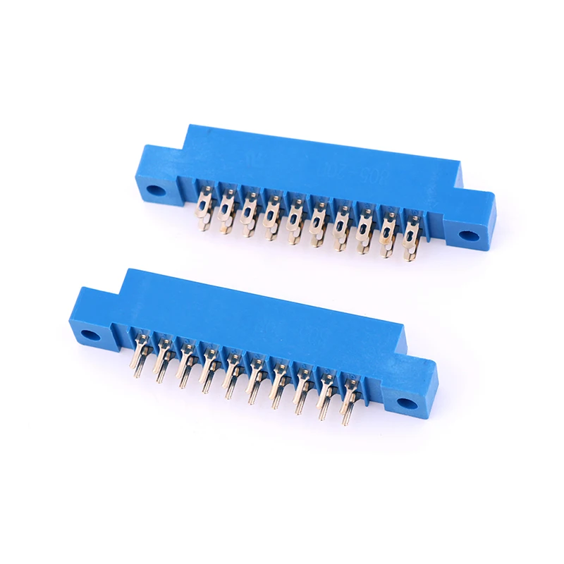 Hot sale 1Pcs 805 Series 3.96mm Pitch PCB Slot Solder Card Edge Connectors 8-72 Pin