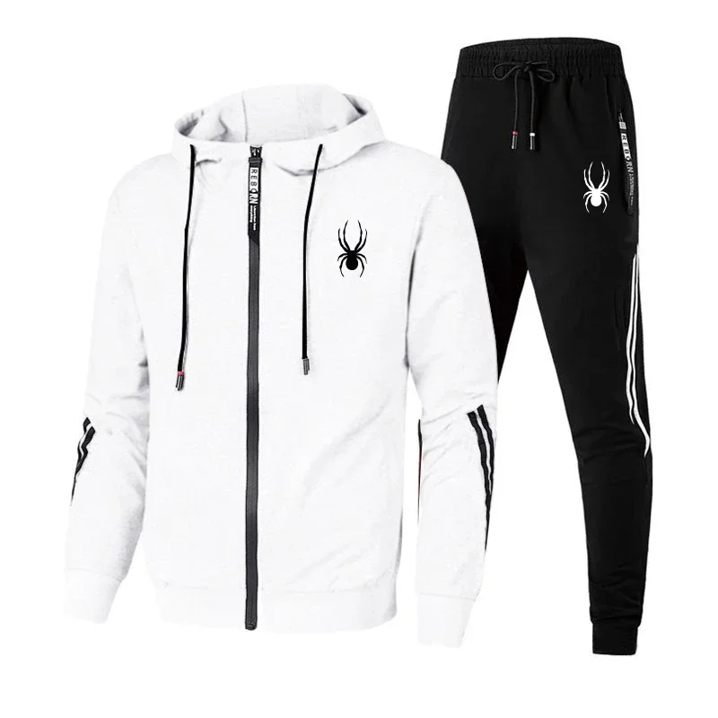 2024 Sweatshirt Jogging Sweatsuit Casual Men\'s Set Long Sleeve Pullover Fashion Sports Suit Daily High Quality Outdoors Clothing