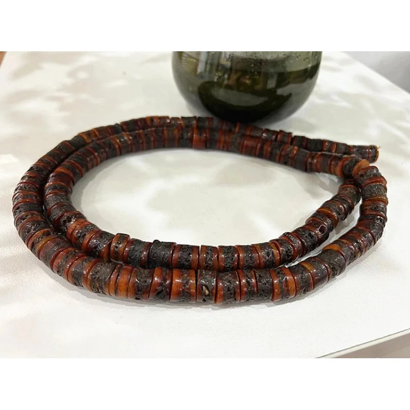 Yak Bone Imitation Gabala Pork Intestine Beads Tibetan Style Prayer Beads Old Materials Bracelet Gabala