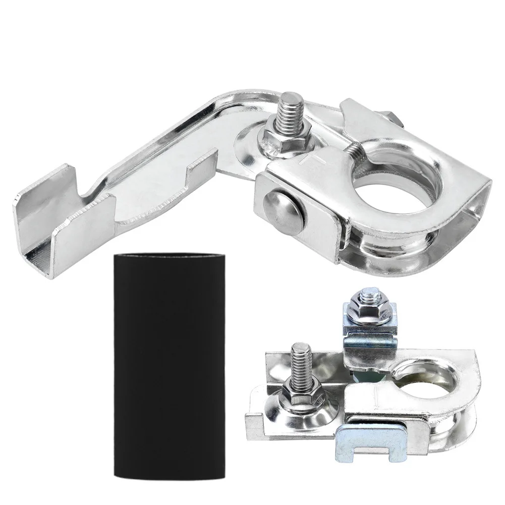 محطة بطارية إيجابية وسلبية مع أنابيب الانكماش الحراري لقطع غيار السيارات أطراف البطارية المعدات الكهربائية المقترنة