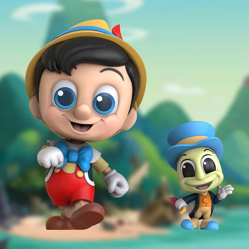 Genuine Hot Toys The Adventures of Pinocchio Action Figure Jiminy Cricket Doll Collection Model Toys COSBABY Desktop Decoration