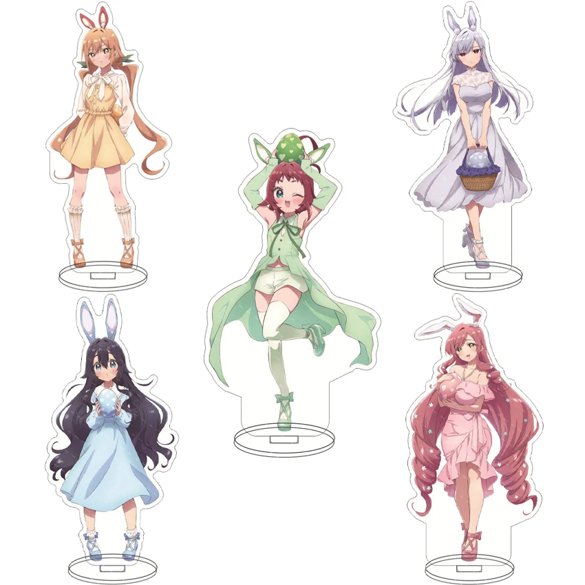 16CM Anime The 100 Girlfriends Who Really Love You Hahari Hanazono Hina Chouno San Yamikuni Acrylic Stand Figure Cos Ornaments