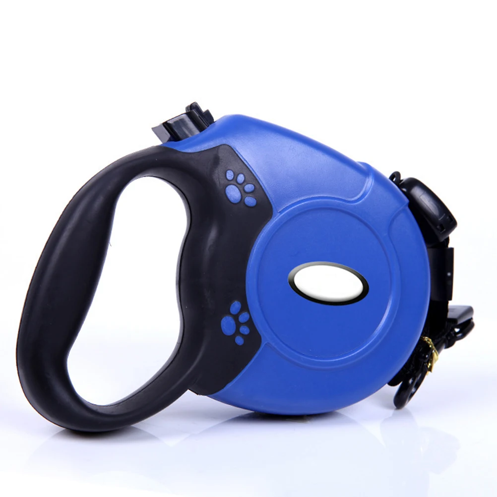 

Retractable Dog Leash 5M Active Dogs Ergonomic ABS Anti Slip Handle Lead Chain Everyday Walk Weekend Party Storage Friendly Pet