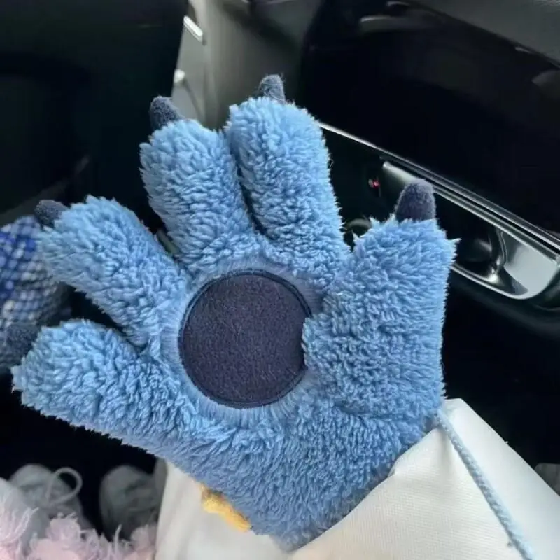 1 زوج ديزني الكرتون قفازات غرزة الكفوف أفخم قفازات سميكة الدفء مناسبة للتزلج في الشتاء وركوب الدراجات حماية الأيدي هدية #2