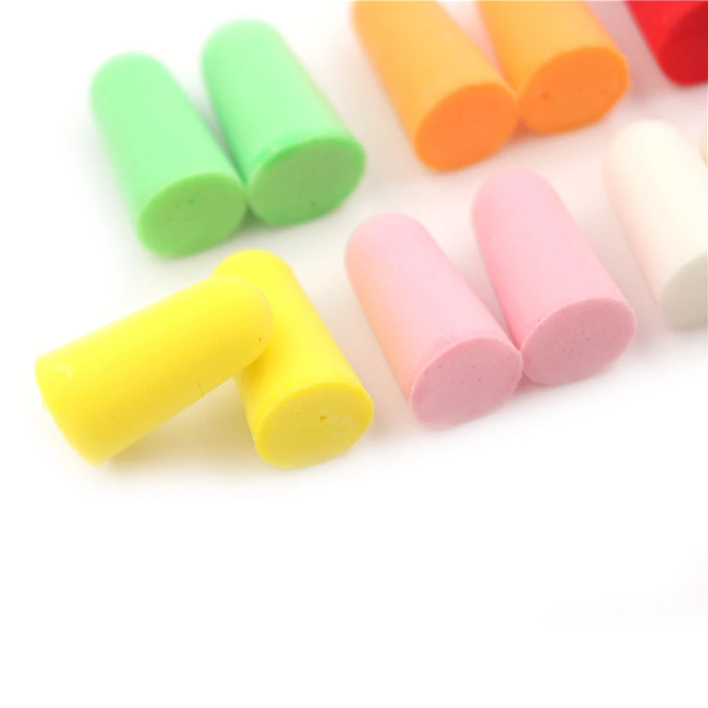 20pcs PU Foam Ear Plugs Anti Noise Snore Earplugs Comfortable For Study Sleep