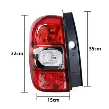 Sestava zadních koncových světel automobilu vhodná pro Renault Dacia Duster 2013-2017 265553627R, 265553637R (bez žárovky a kabelového svazku) 10 nejlepší prodej Zadní světlo Renault Duster - №6