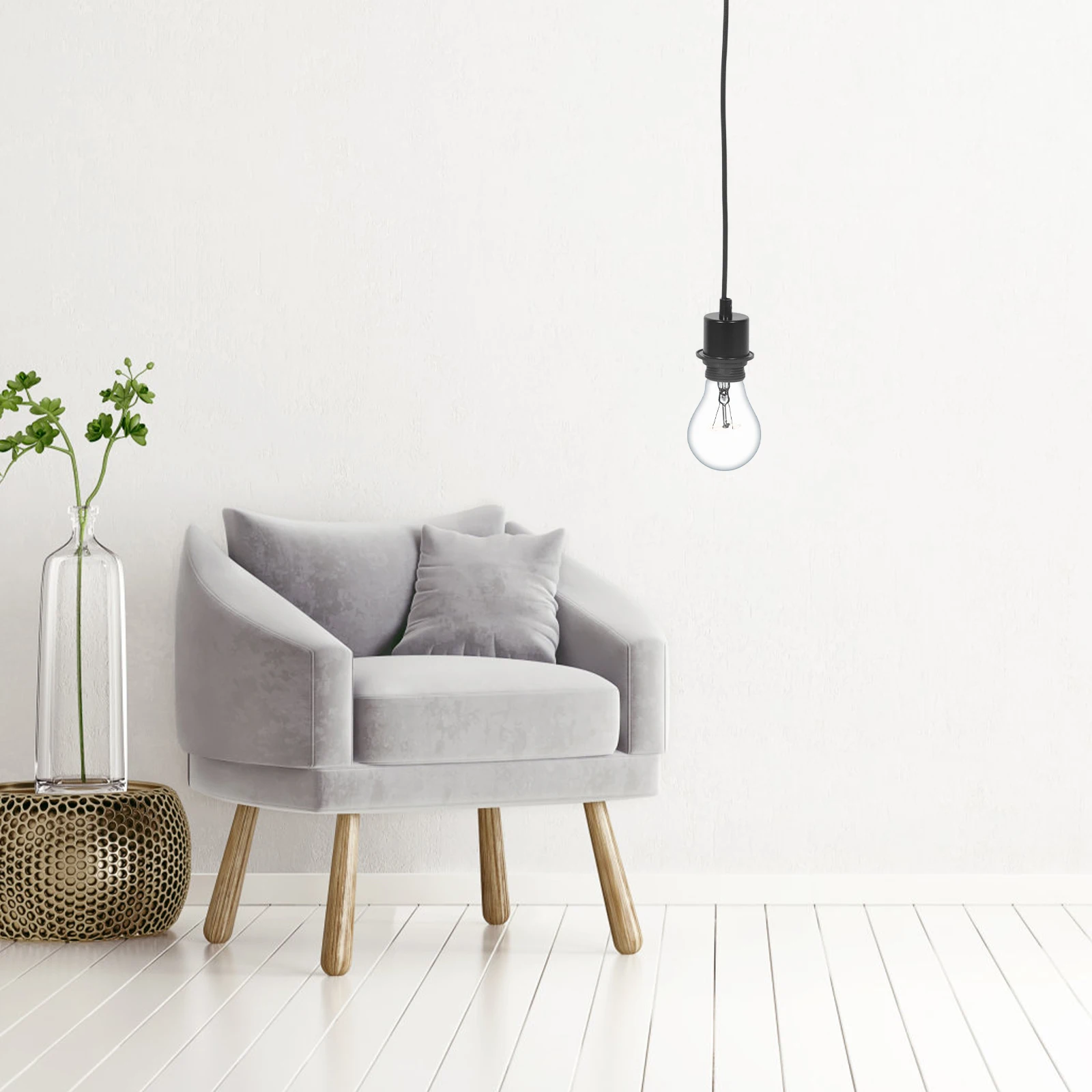 

Chandelier Lamp Holder Ceiling Light Bulb Screw Fitting Socket Base Fittings for Ceilings