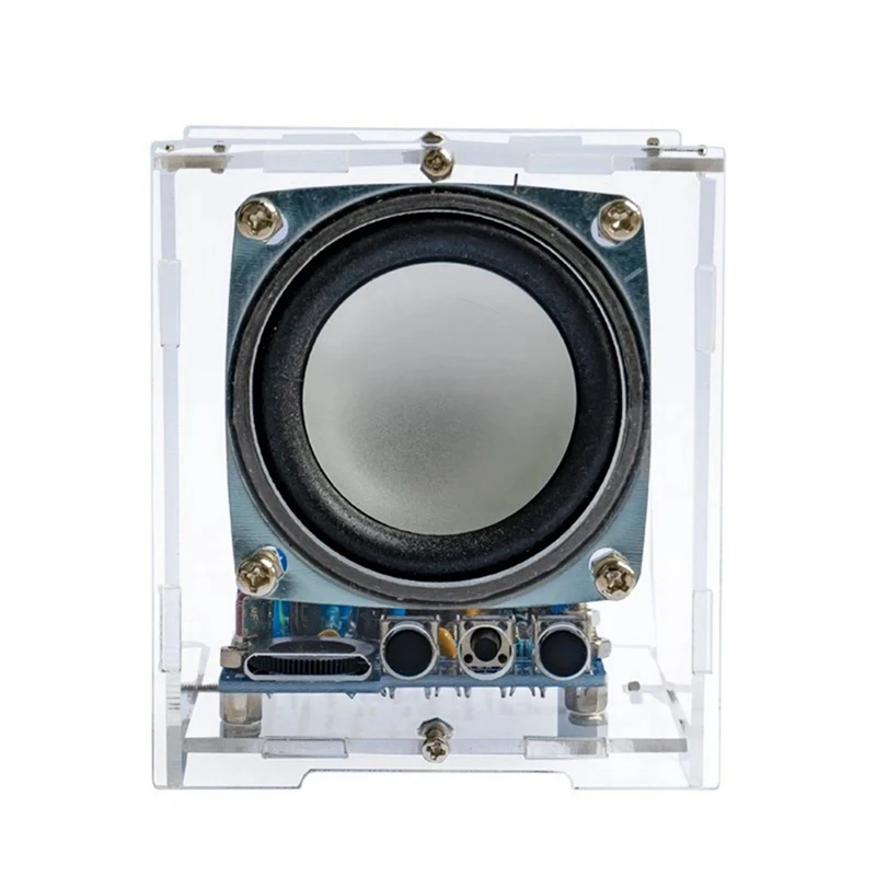 B34B-DIY Bluetooth Speaker Kit Electronic Kit Component Mini Amplifier Speakers SPI Interface With Acrylic Shell