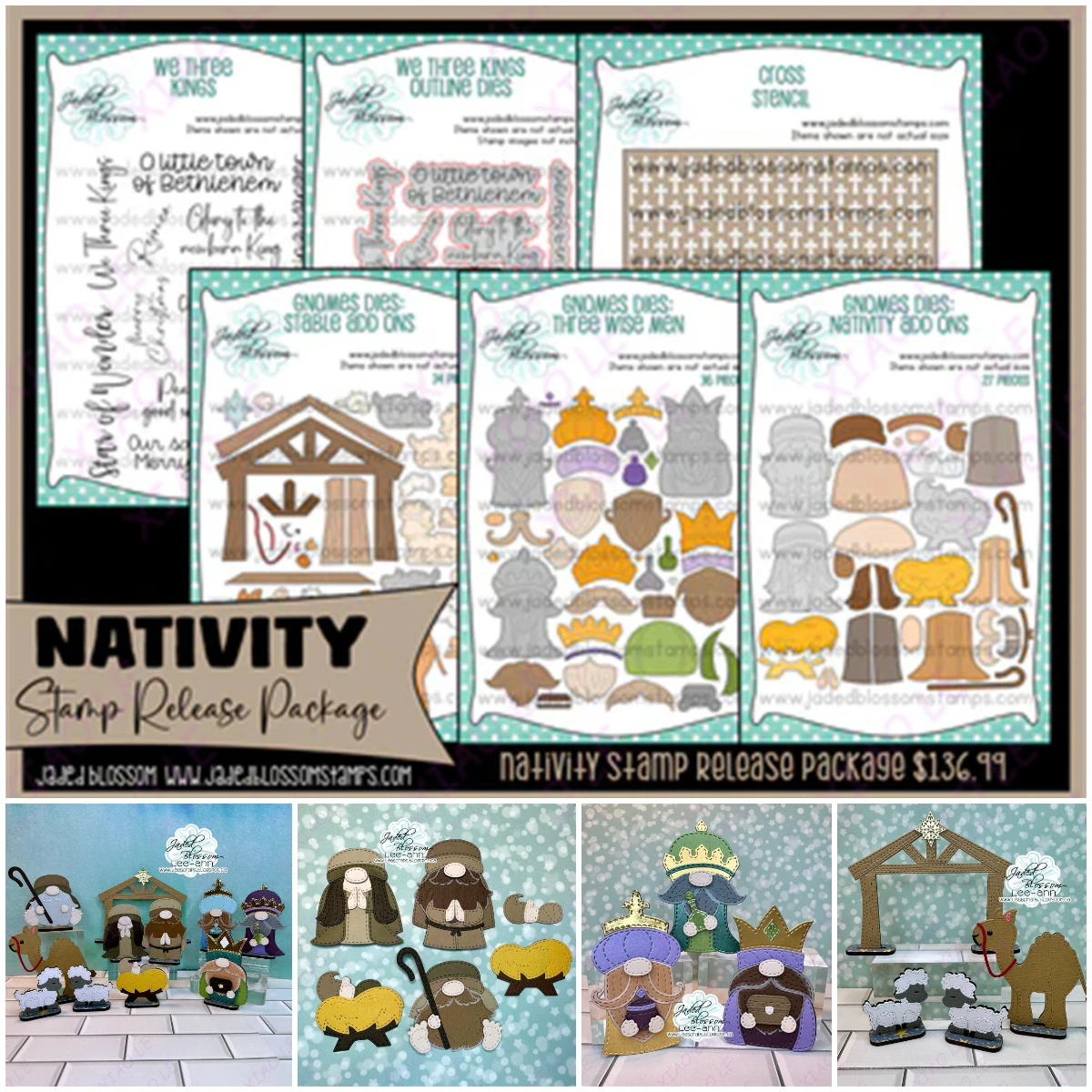 

Nativity Stamp Release Package Jaded Blossom Metal Cutting Dies Clear Stamps Scrapbooking Craft Supplies DIY Make Photo Embossin
