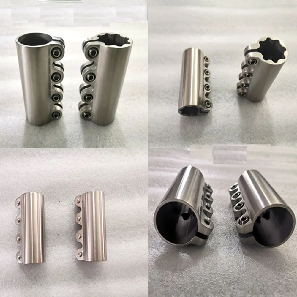 Titanium Pro Scooter Clamp, 4 Bolt SCS, Sunt Scooter Accessory