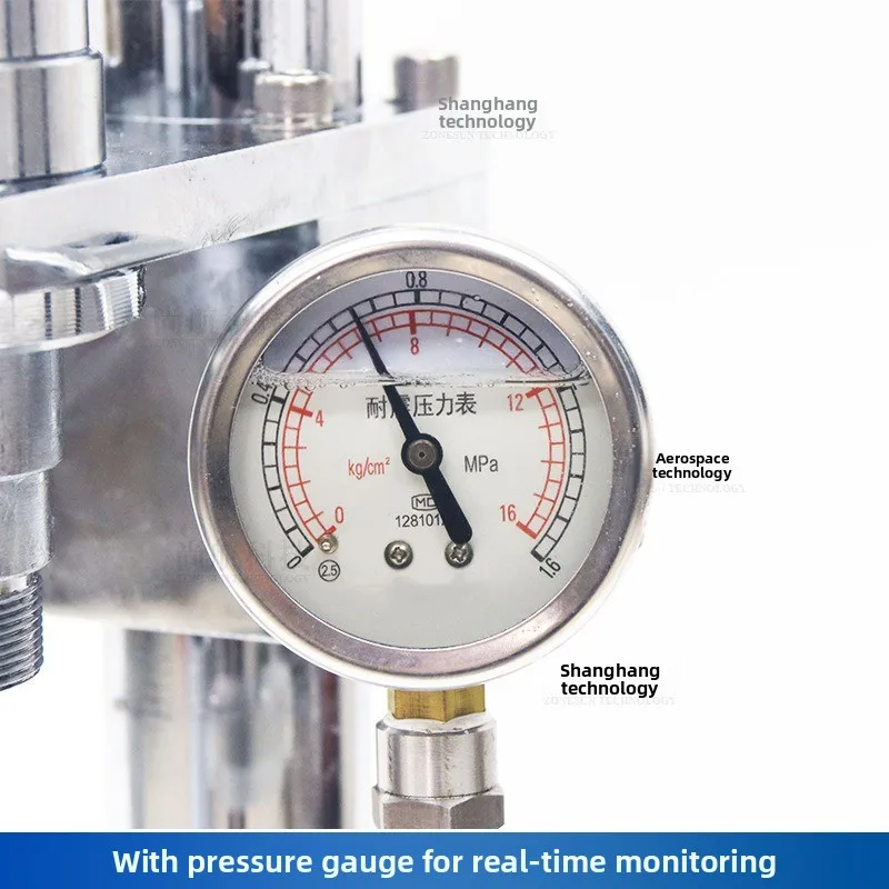 Manual aerosol tank inflator, aerosol tank inflatable mousse insecticide aerosol tank filling machine