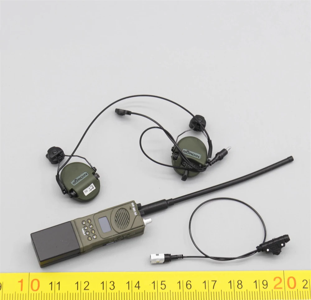 DAMTOY 1/6th DAM 78104 رجل الجندي ألعاب الدمى نموذج خوذة للرؤية الليلية سماعة ميداليات اكسسوارات ل 12 "دمية الشكل لتقوم بها بنفسك #4