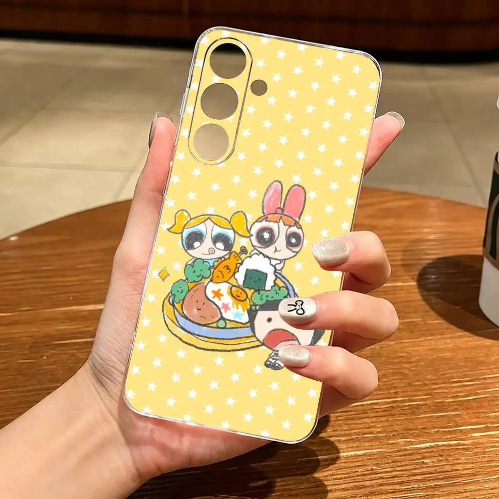 Bestselling Powerpuffs-es Girls  gift Phone Case For SamsungA10,12,20,21S,30,31,40,50,51,52,70,71 Transparent Cover