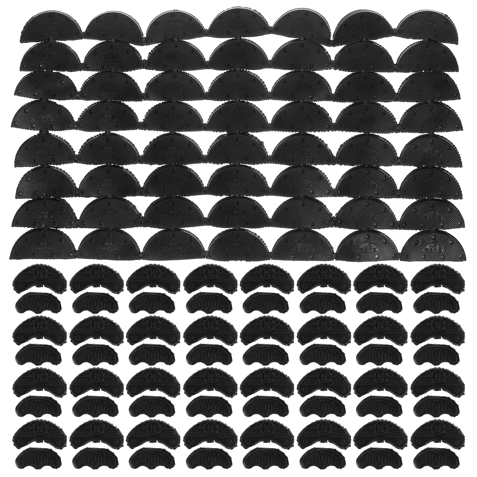 

1 set Shoe Sole Repair Pads Non Slip Sneaker Bottom Grip Cushions Black 56x80x120 Noise Reduction Durable Anti Slip Mats