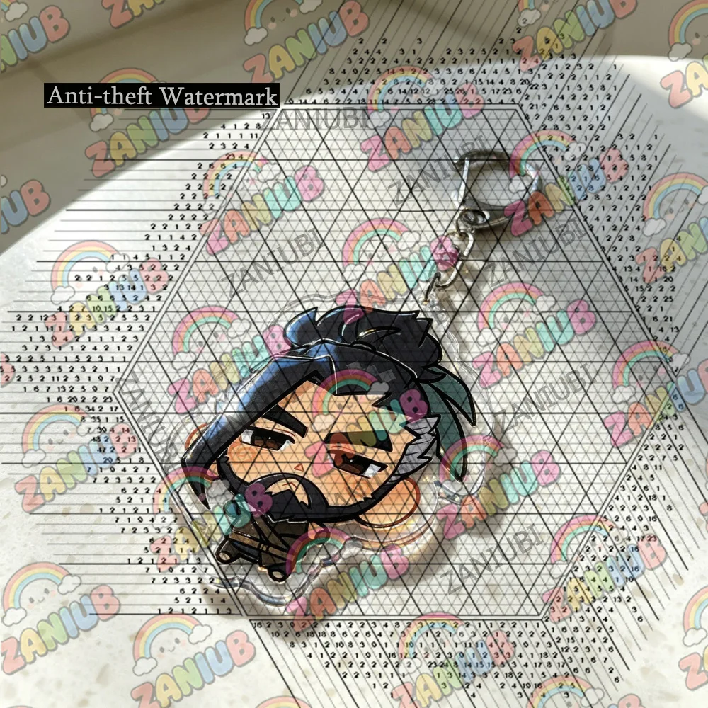 Hanzo Cassidy Juno Venture Overwatch Keychain Accessories Bag Game Keyrings Jewelry Manga Fans Gifts view 5