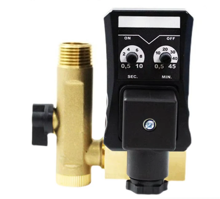 Electronic Drain Valve MIC‑A/B Timing Automatic Drain Device For Air Compressor Air Dryer Air Tank
