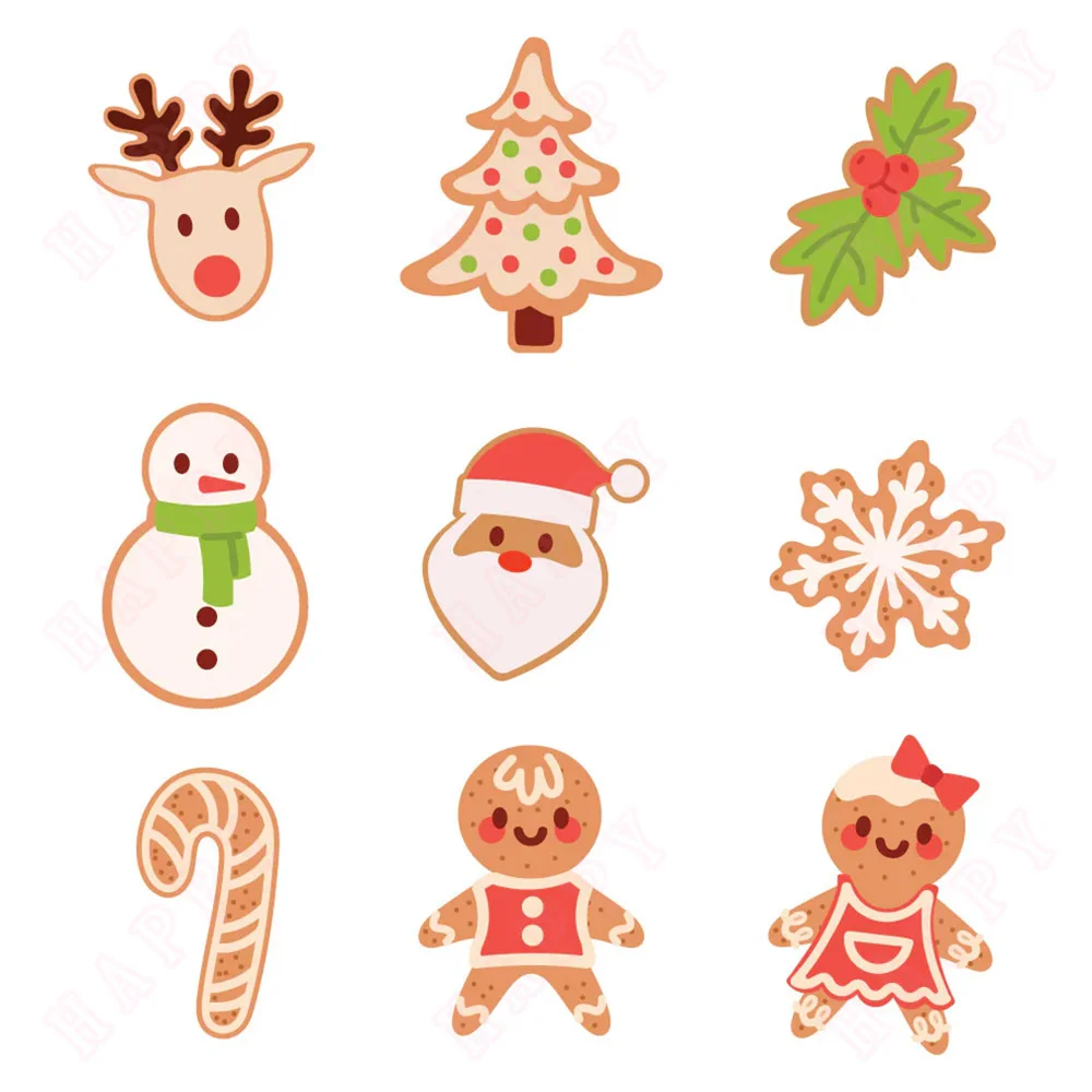 2024 New Christmas Gingerbread Lane Metal Cutting Dies Stamps Stencil DIY Scrapbook Paper Craft Handmade Greeting Card Template