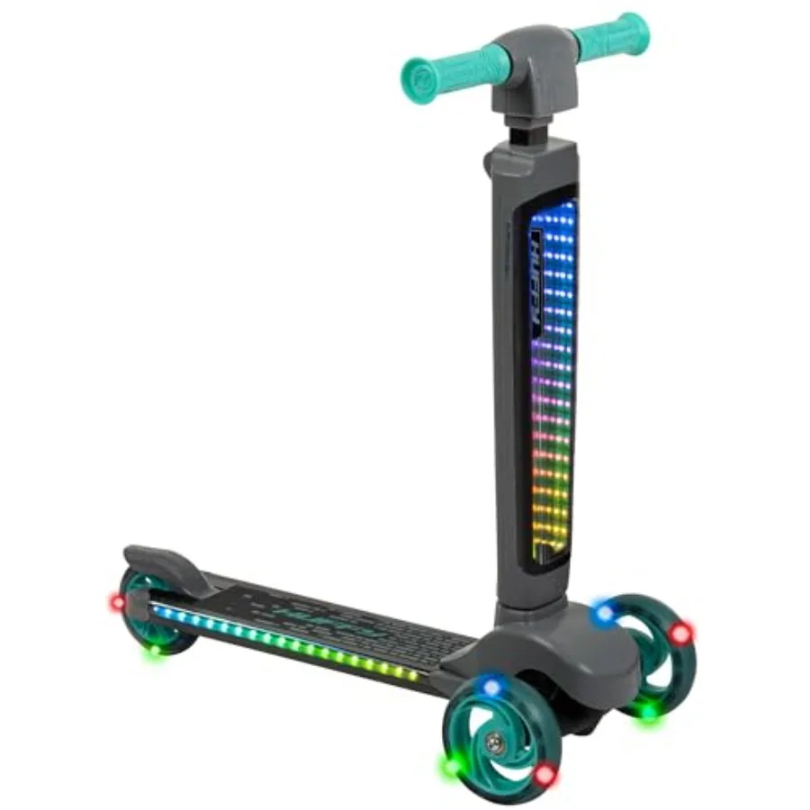 

Toddler 3-Wheel Scooter for Multiple Colors Licensed Character Graphics Ages 3+ Durable Steel Frame Wide Non-Slip Deck Stable L