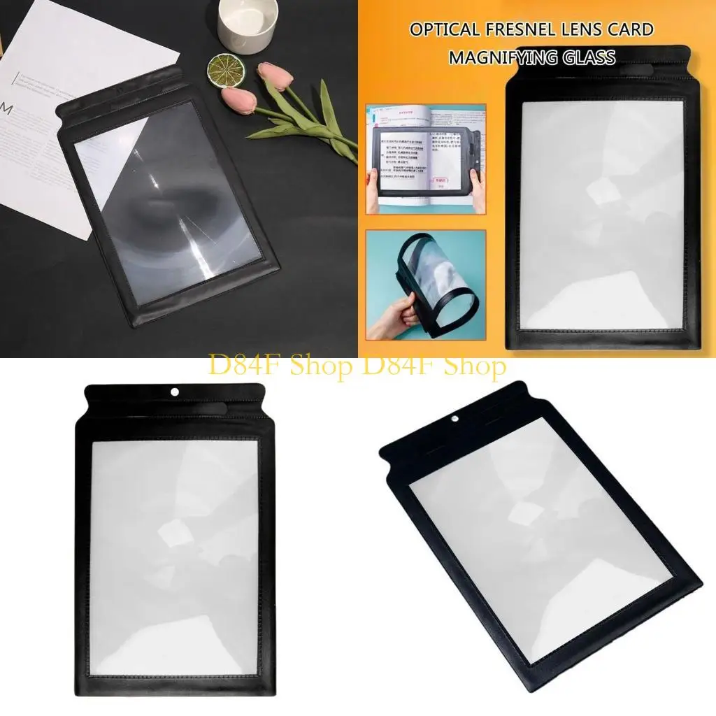 

D84F Thin Portable Fresnel Glass Sheet Large for Detailed Work
