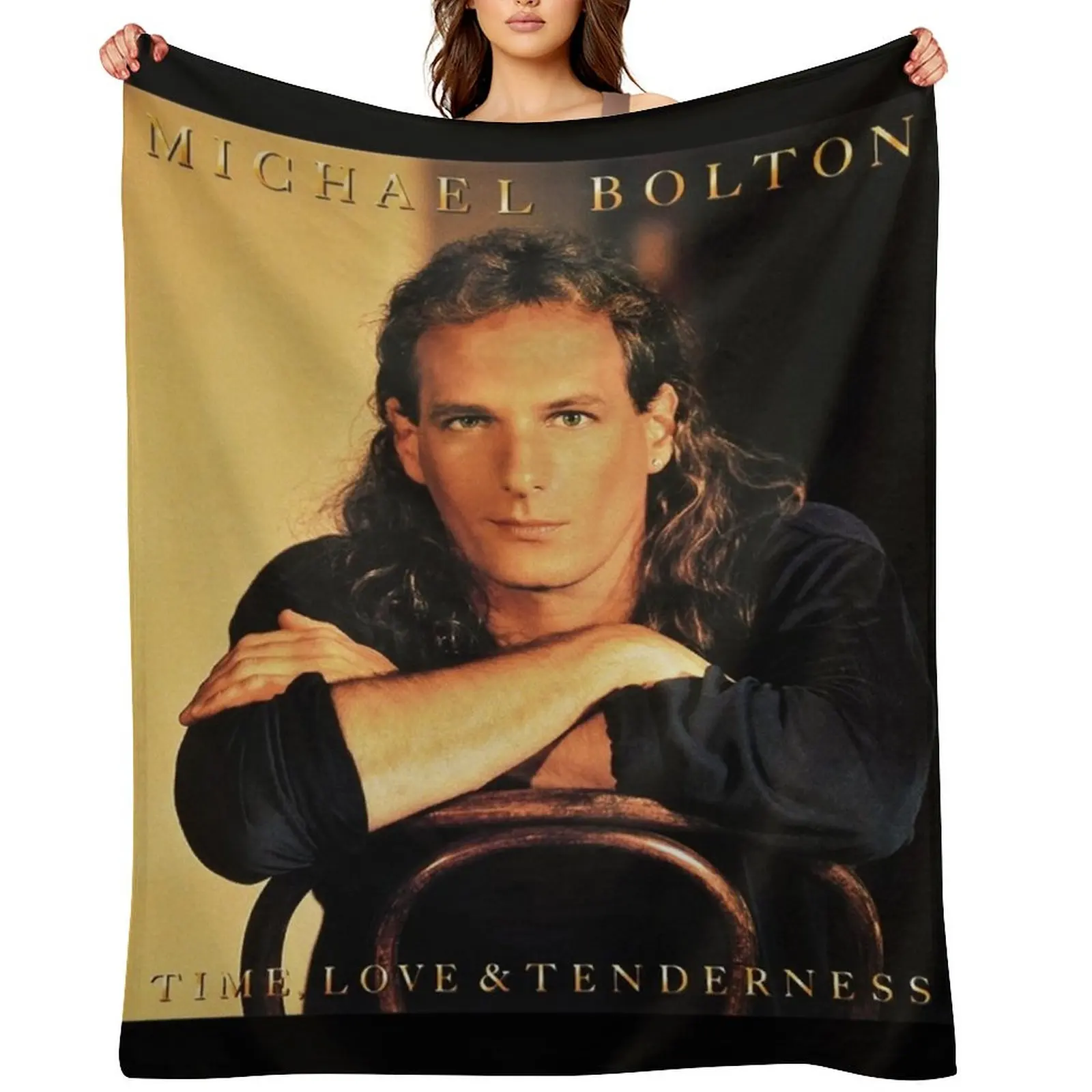 Michael bolotin Time love tenderness Throw Blanket Luxury St Travel Hair Luxury Designer Vintage blankets and throws Blankets