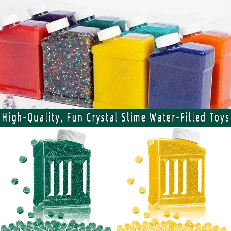 رصاصة ماصة كريستال رصاصة ماصة 7-8 مللي متر عالية الجودة ، ألعاب ممتعة مملوءة بالماء من الكريستال