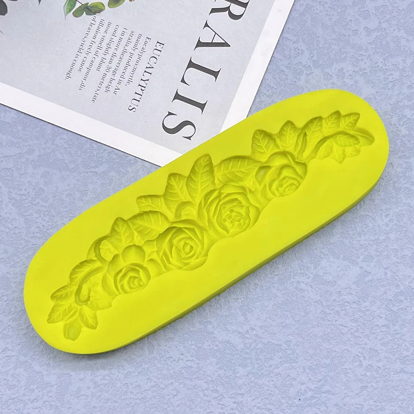 Flower Rose Silicone Mold Sugarcraft Chocolate Cupcake Baking Mold Fondant Cake Decorating Tools