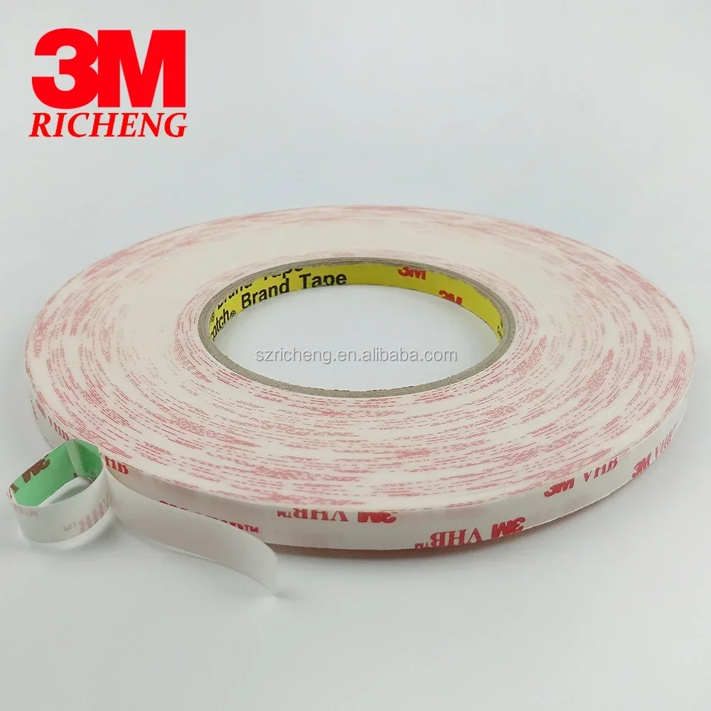 3M Brand Die Cutting Sticker 4920 Double Coating Adhesive Acrylic Foam Tape White