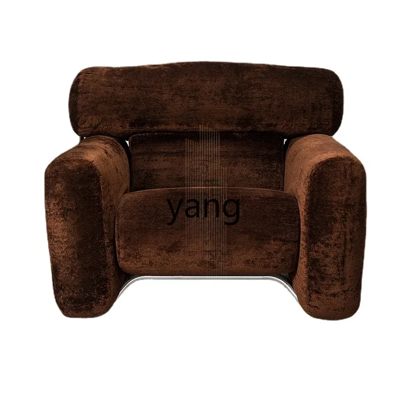 LTT Light Luxury Fabric Leisure Single Sofa  Sample Room Sales Office Club Conference Chair