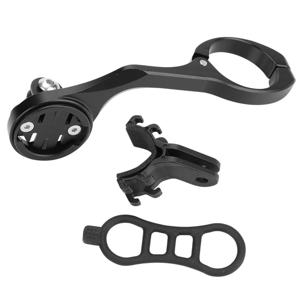 

Aluminum Alloy Bicycle Computer Mount 31.8mm Diameter Extended Extension Mount Black Action Camera Mount for Garmin IGPS