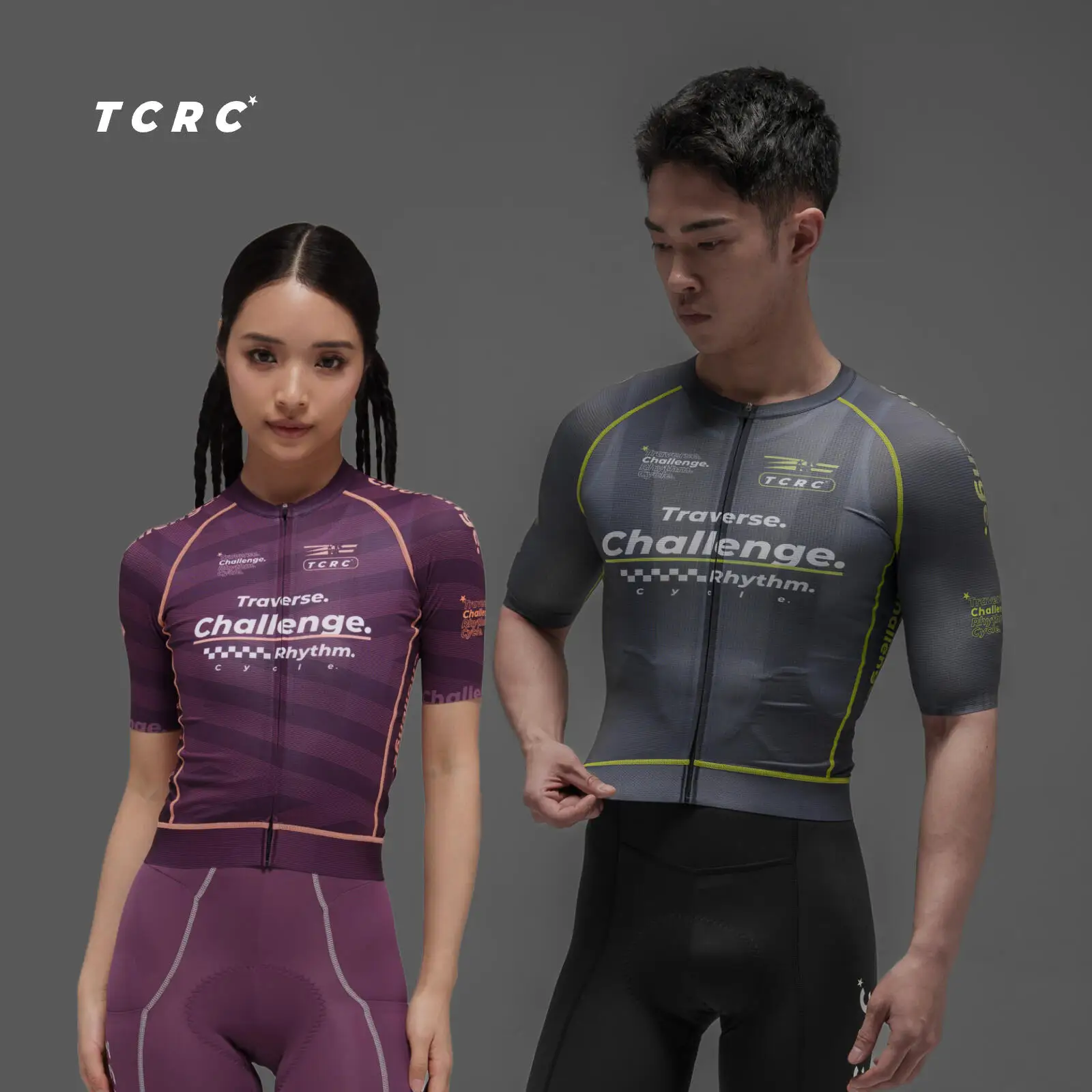 

TCRC Men Women Summer Cycling Jersey Short Sleeve Quick Dry Bicycle Tops 2026 Breathable Mesh Bike Shirt MTB Clothing YKK Zipper