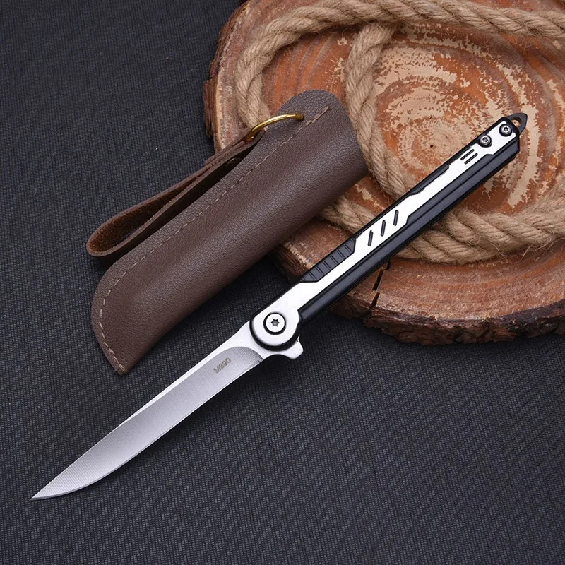Уличный складной нож с разбивателем стекла и овощечистителем из нержавеющей стали, портативный EDC