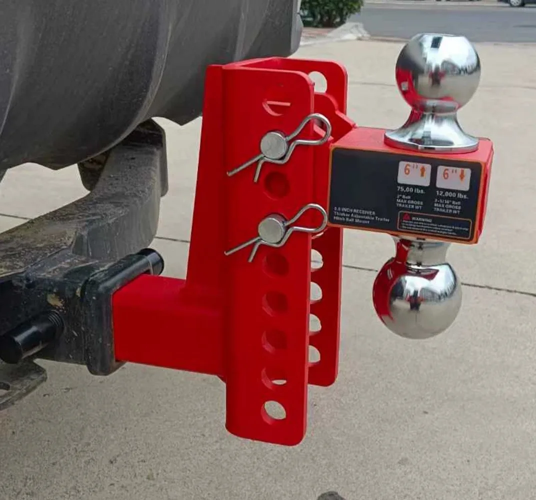 A10 Adjustable Trailer Hitch Drop Forged Tow Bar Heavy Duty for RV Boat Towing