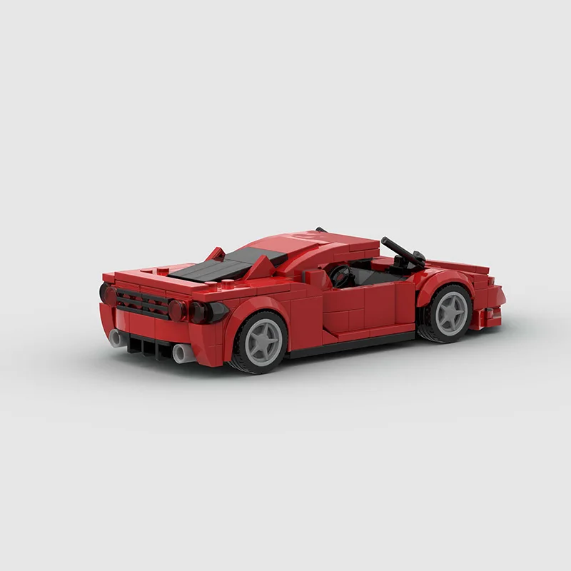 Kit de montagem de carro de corrida MOC, modelo de rali de carro DIY para crianças e adultos, coleção de carros modelo, Halloween, presente de Natal