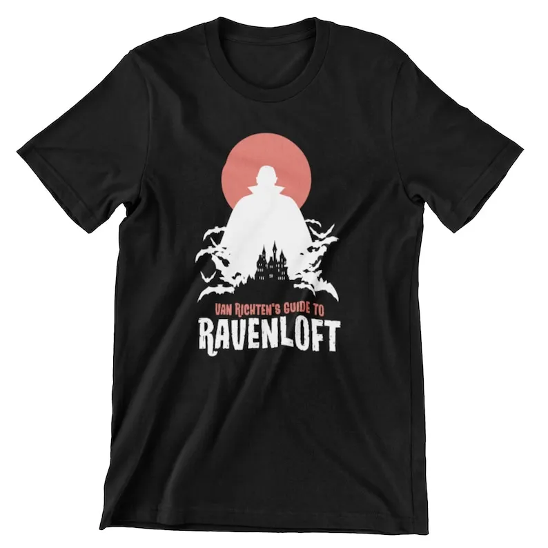 Ravenloft D&D T-shirt dungeons and Dragons Inspired design