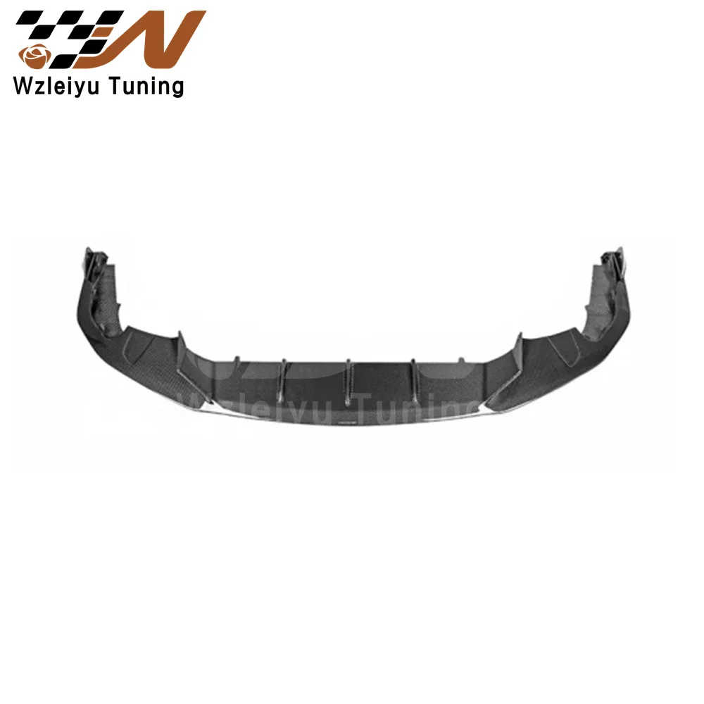 PT Style Dry Carbon Fiber Front Bumper Lip Fit For Huracan Evo RWD High Quality Fitment