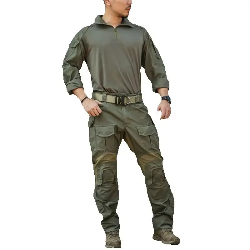Emersongear Tactical E3 Combat Uniform Sets Shirts Pants Upgraded Version Mens BDUTraining Suit Duty Cargo Trouser Tops Nylon RG