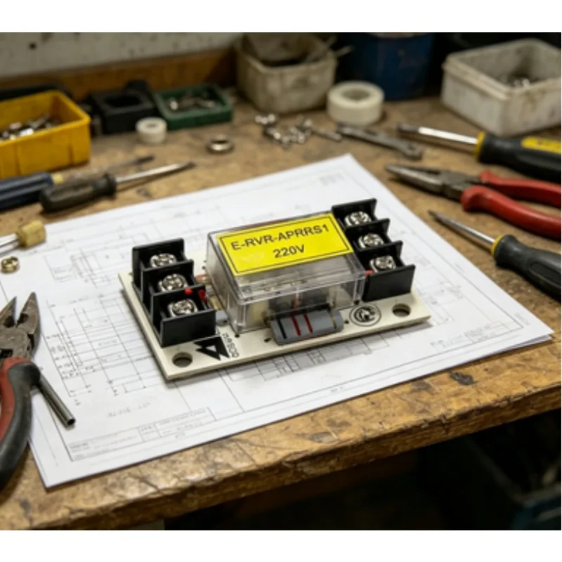 E-RVR-APRRS1 Reverse Phase Protector 220V Phase Sequence Relay for Cold Machine Control Panel
