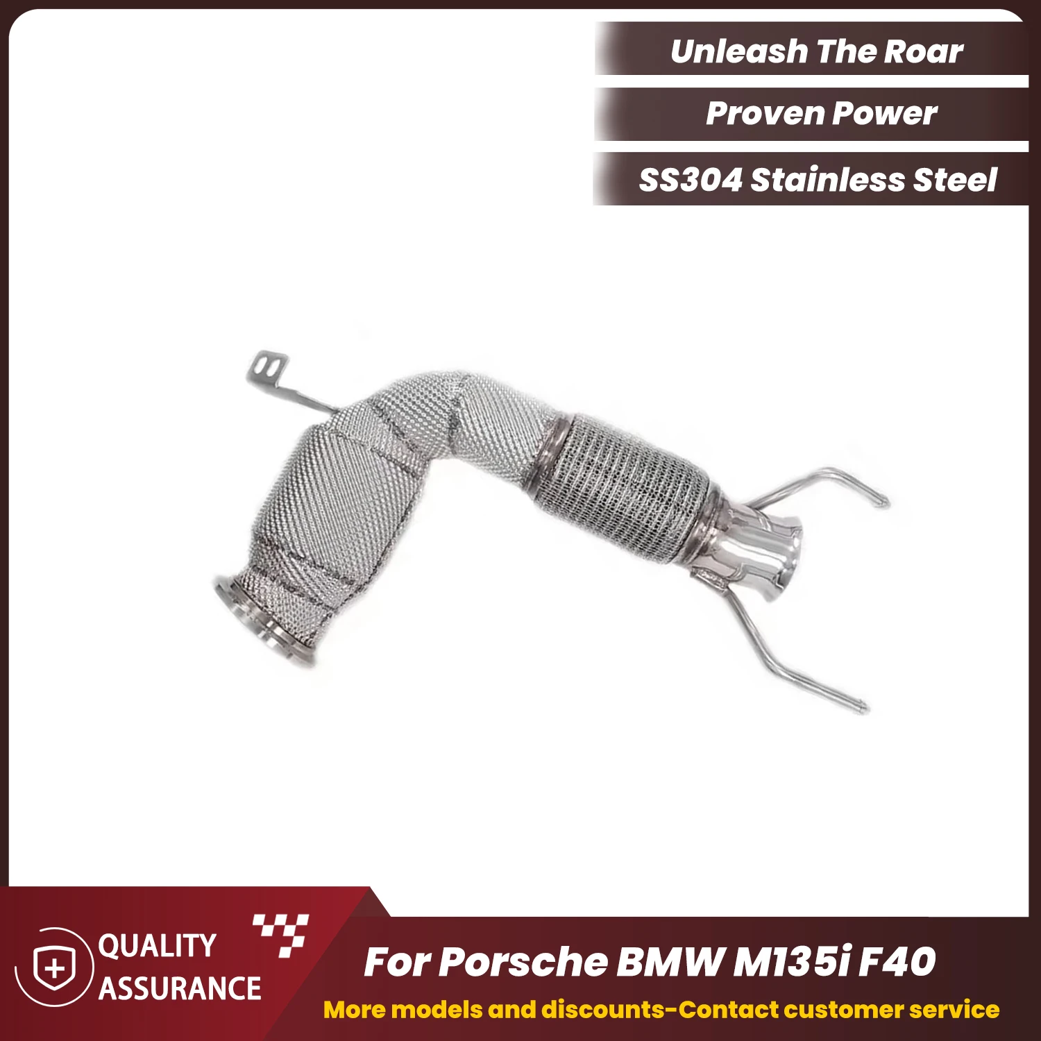 

Premium High Flow ECCF SUS304 Headers with Heat Shield for BMW M135i F40