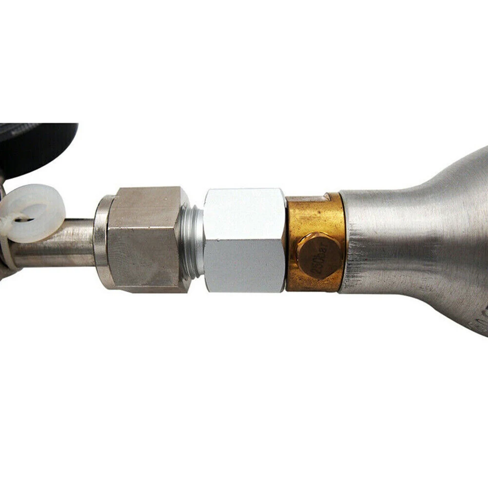 Gas Cylinder Adapter for Stream Cylinders TR 21x4 Inlet Thread to W21 8x1/14 Outlet Thread Design and Durability
