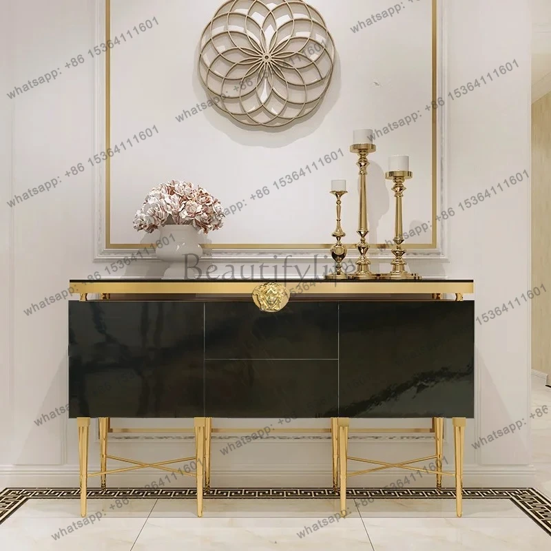 

Dining Room Cabinet Sideboard Modern Simple Wooden Living Room Pantry Cabinet Storage Cabinet Side Table