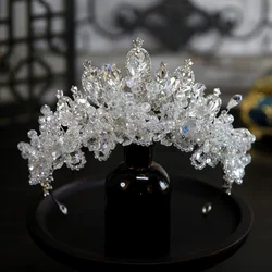 Crystal Bridal Tiaras Crowns For Wedding Headpiece Luxury Princess Queen Crowns Bride Headdress Prom Diadem Hair Accessories