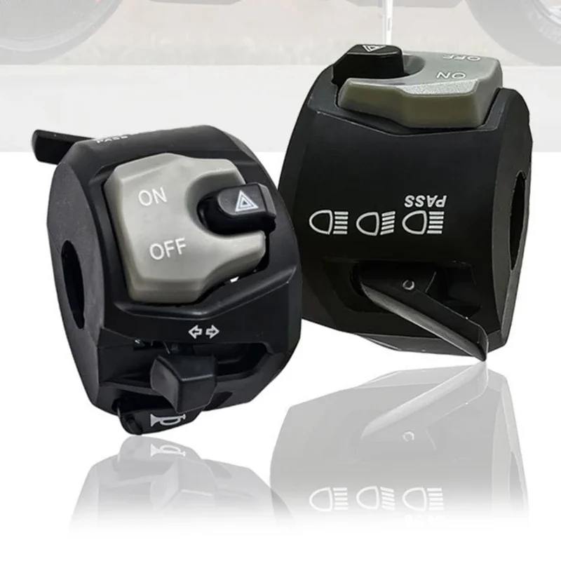 Motorcycle Multifunctional Handlebar Switch Easy to Install Motorcycle Switch Assembly Motorcycle Accessories for Bike X37F